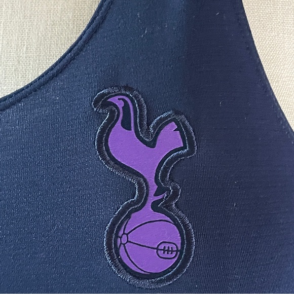 Nike Dri-Fit Racerback S Navy Lavender AO9158 athletic wear - Picture 2 of 9